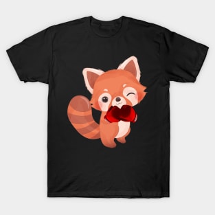 Red panda My Animal Spirit-Red panda Boxing - Funny Red Panda Lover Red pandas Essentiel T-Shirt